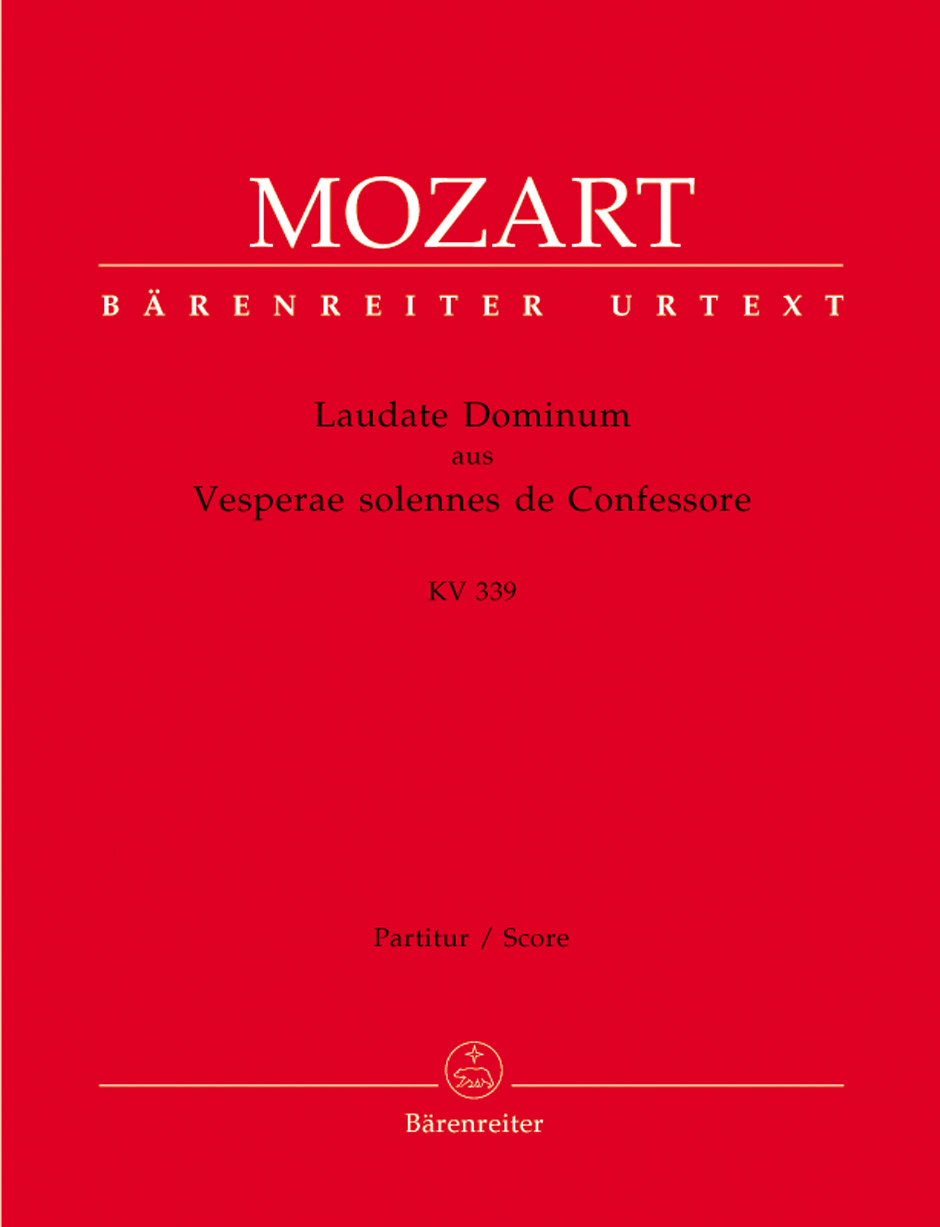 Wolfgang Amadeus Mozart: Laudate Dominum K.339: SATB: Score