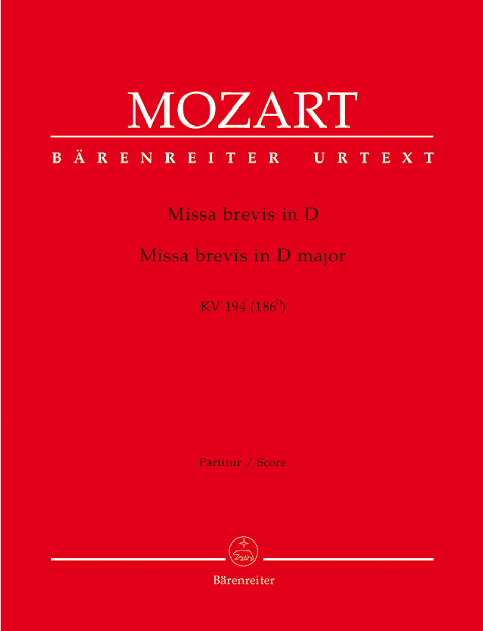 Wolfgang Amadeus Mozart: Missa Brevis In D K.194: Mixed Choir: Score