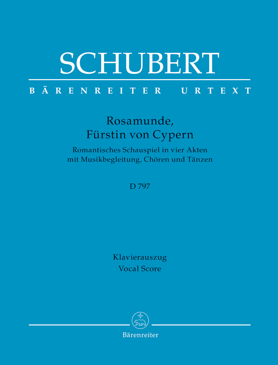 Franz Schubert: Rosamunde  Frstin von Cypern D 797: Orchestra: Vocal Score