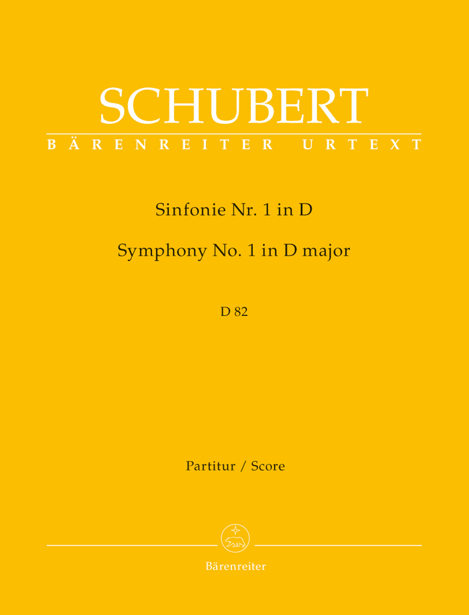 Franz Schubert: Symphony No.1 In D - D 82: Orchestra: Score