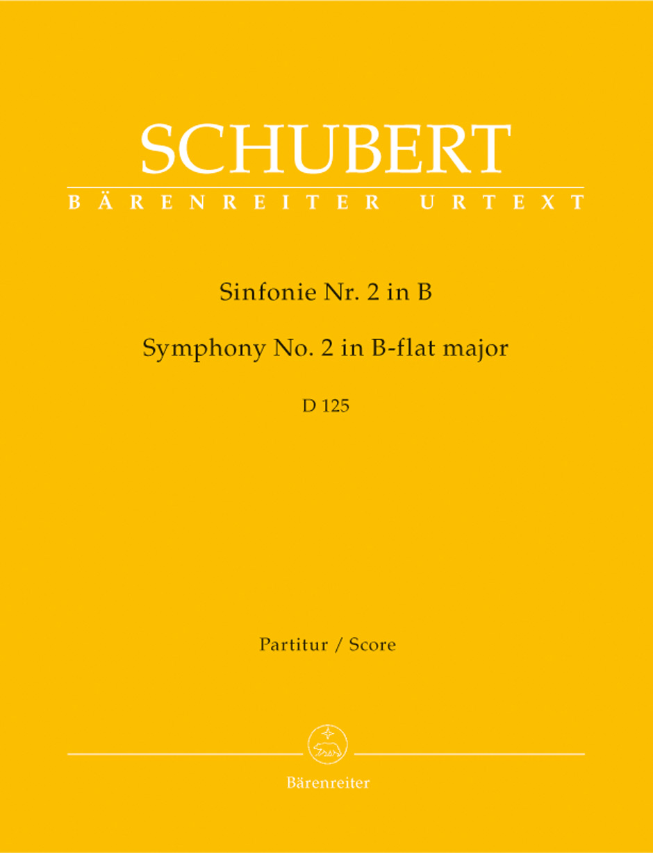 Franz Schubert: Symphony No.2 In B-Flat - D 125: Orchestra: Score