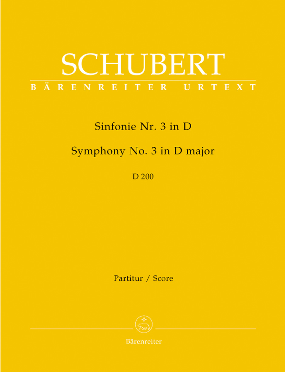 Franz Schubert: Symphony No.3 In D - D 200: Orchestra: Score