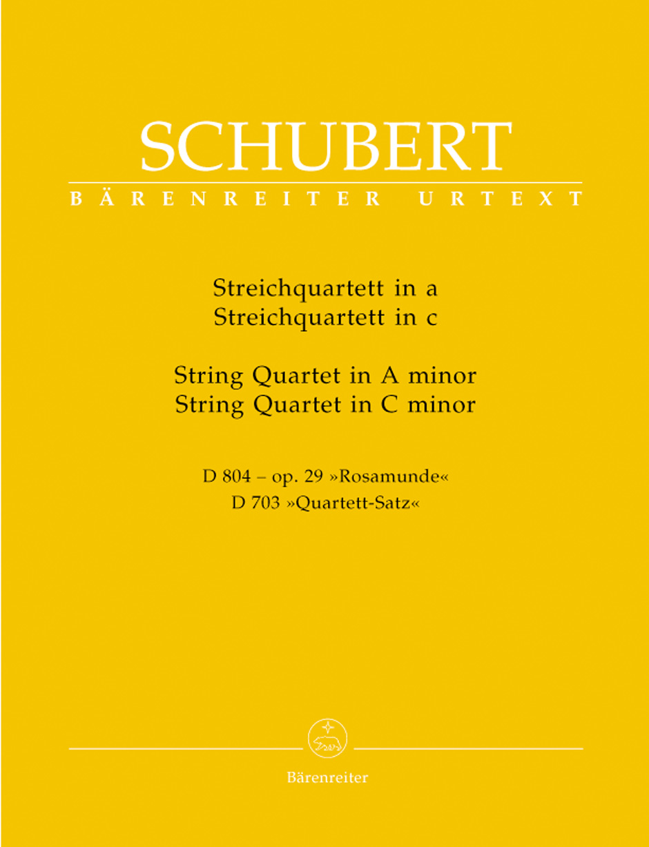 Franz Schubert: String Quartet A Minor D 804 Op. 29 'Rosamunde': String Quartet: