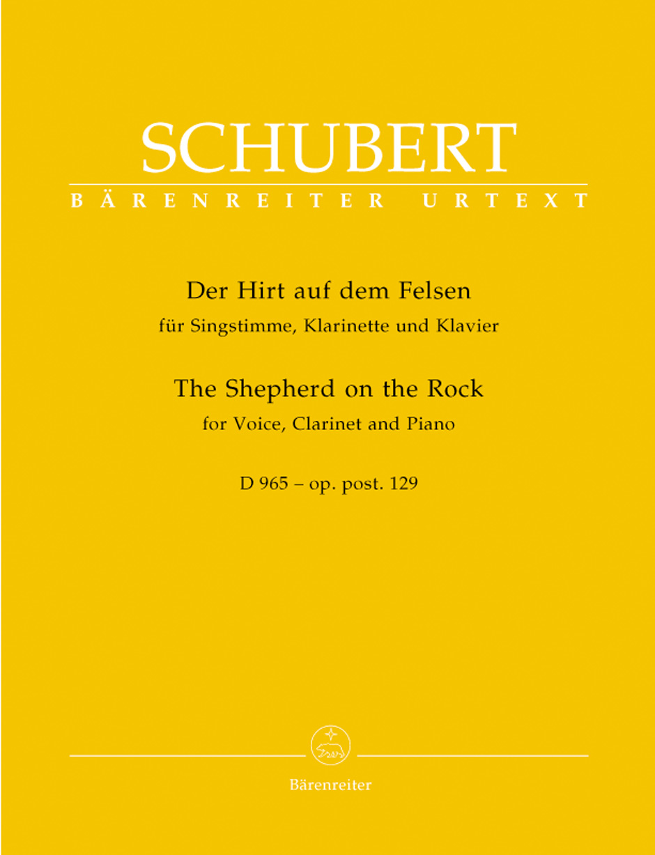 Franz Schubert: The Shepherd on the Rock op. post.129 D 965: Voice: Vocal Work