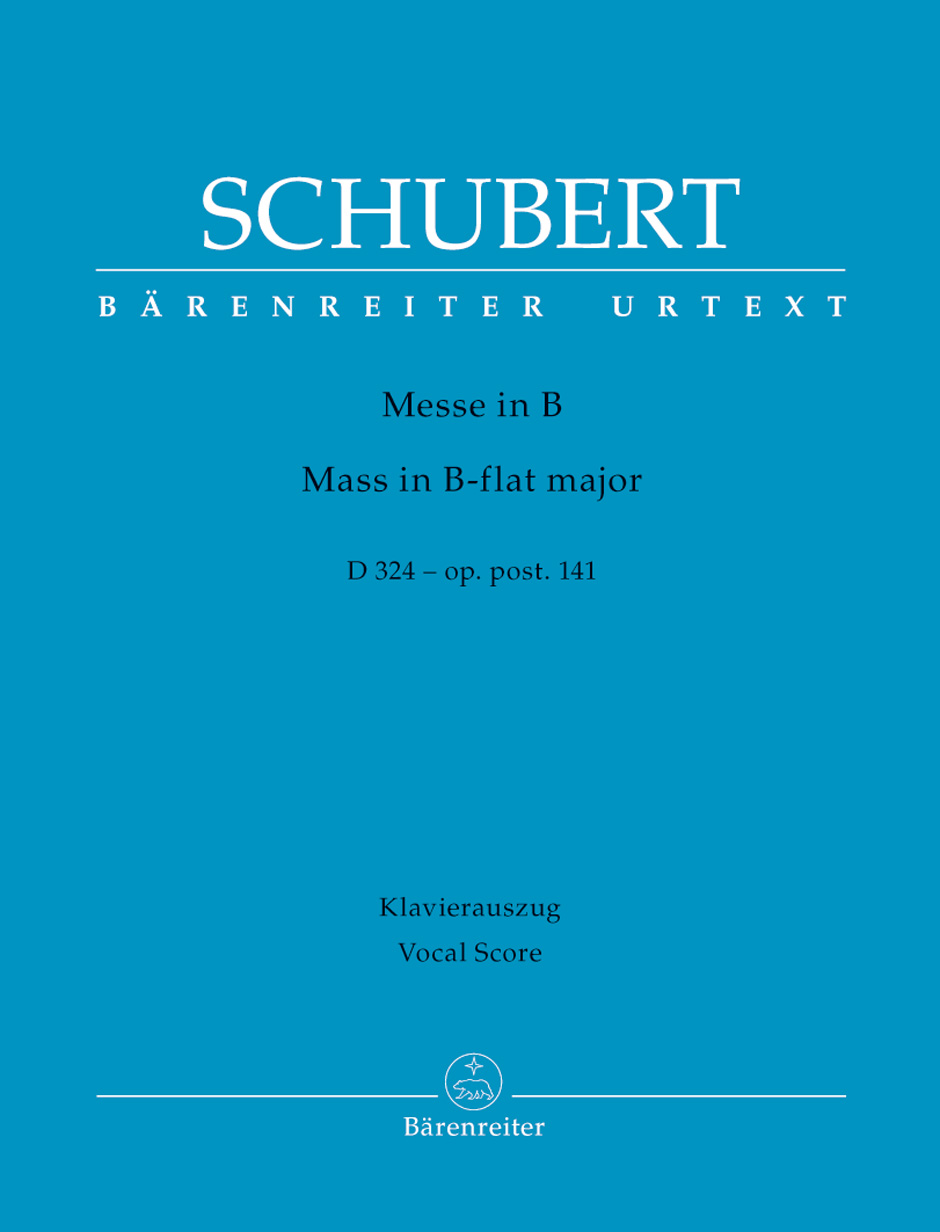 Franz Schubert: Mass In B-Flat Major Op.Post.141 D 324: Mixed Choir: Vocal Score
