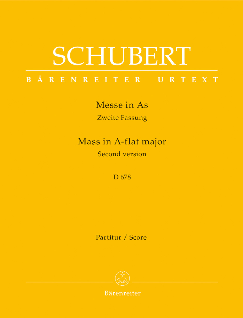 Franz Schubert: Mass in A-flat major D 678: Mixed Choir: Score