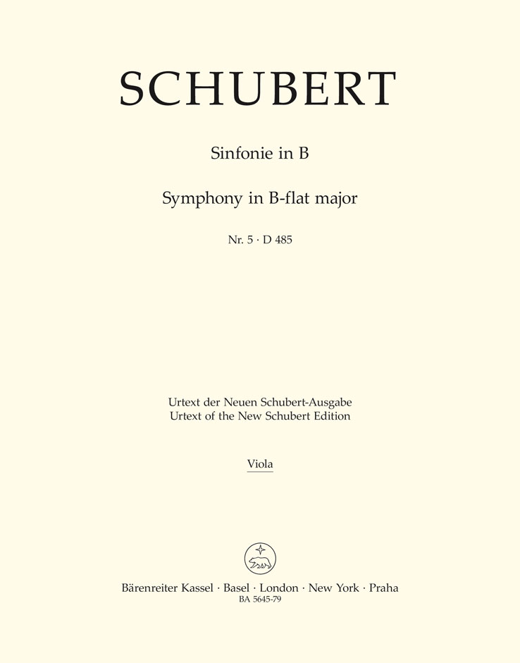Franz Schubert: Symphony No.5 In B-Flat D 485: Orchestra: Part
