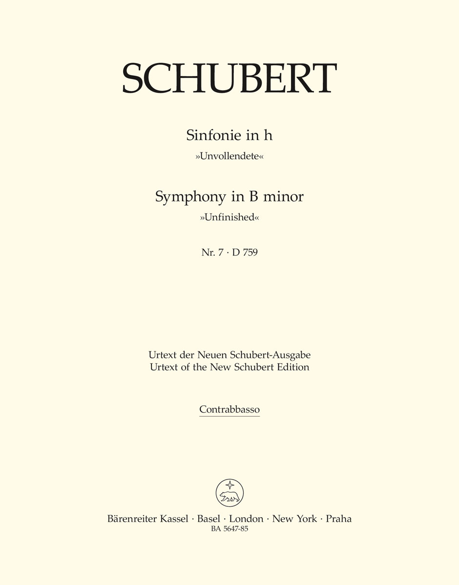 Franz Schubert: Symphony No.7 In B Minor D 759 - Unfinished: Orchestra: Part