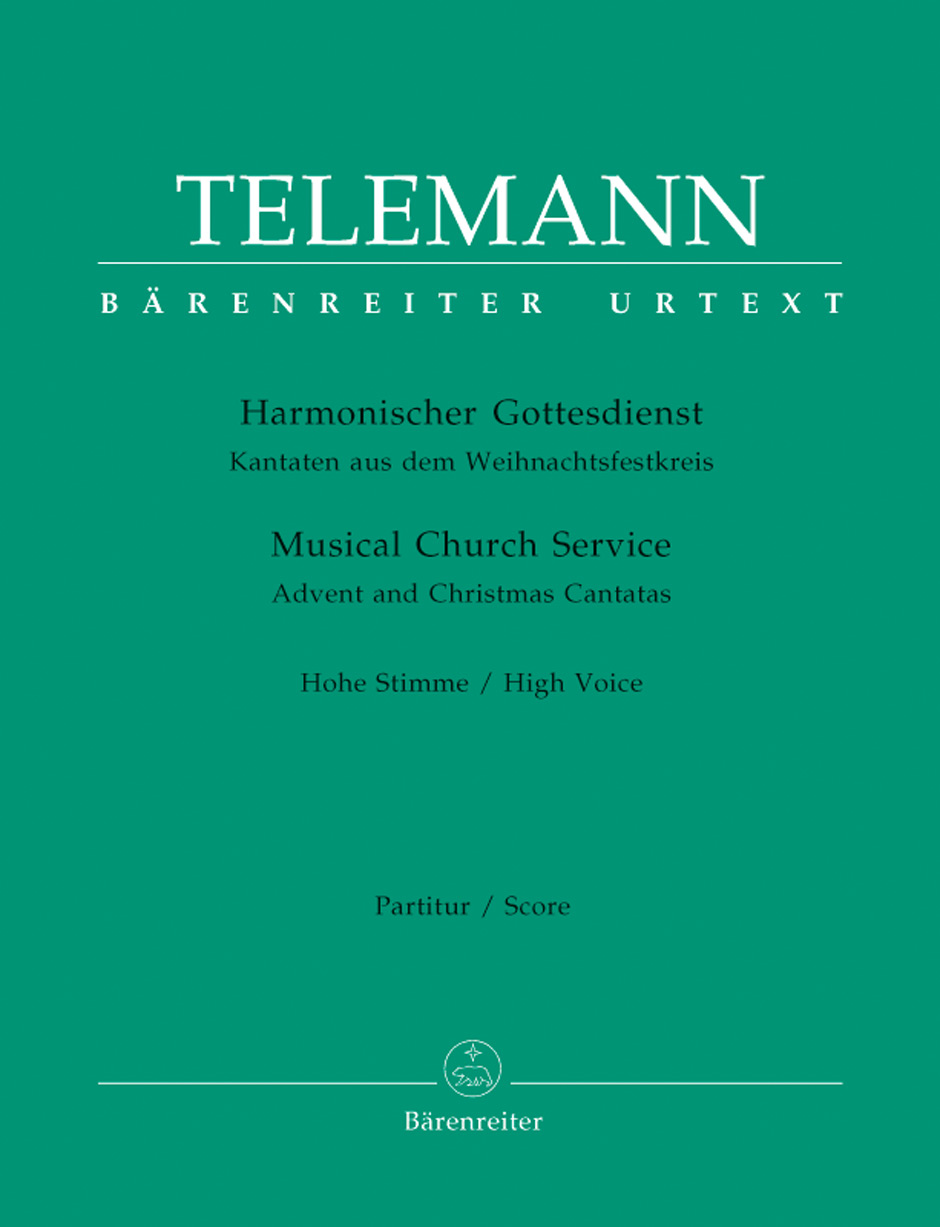 Georg Philipp Telemann: Der Harmonische Gottesdienst: Soprano: Score and Parts