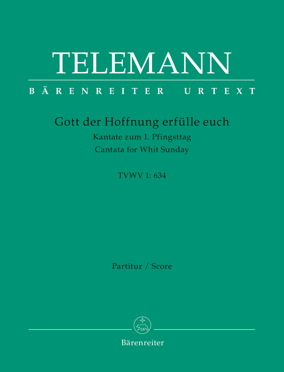 Georg Philipp Telemann: Gott Der Hoffnung Erfülle Euch: Mixed Choir: Score