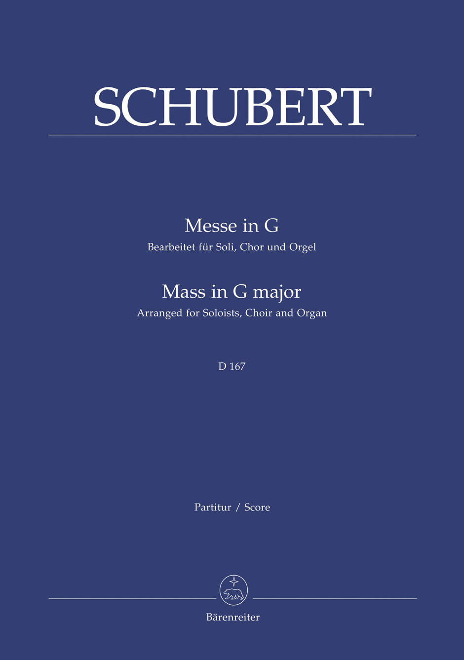 Franz Schubert: Mass in G major D 167: SATB: Vocal Score