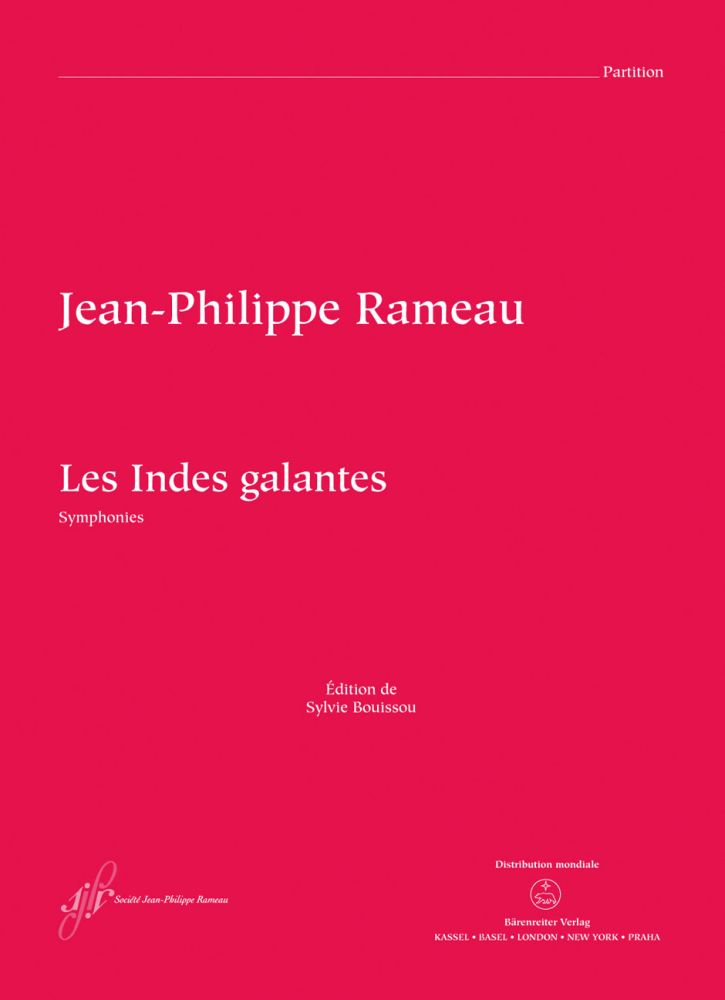 Jean-Philippe Rameau: Les Indes Galantes Rct 44: Orchestra: Score