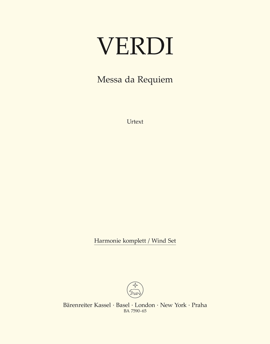 Giuseppe Verdi: Requiem: Mixed Choir: Parts