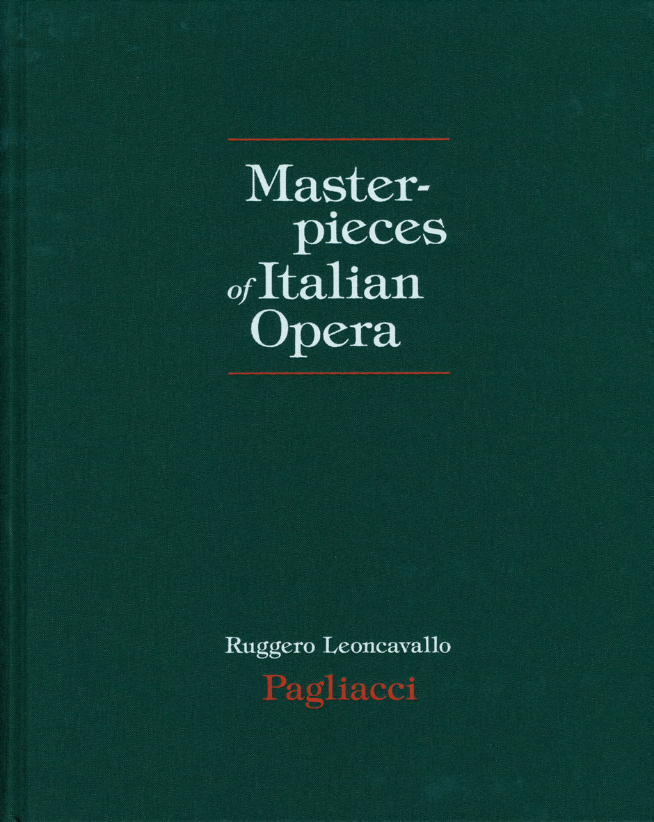 Ruggero Leoncavallo: Pagliacci: Opera: Score