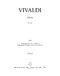 Antonio Vivaldi: Gloria RV 589 (Violin I): Mixed Choir: Part