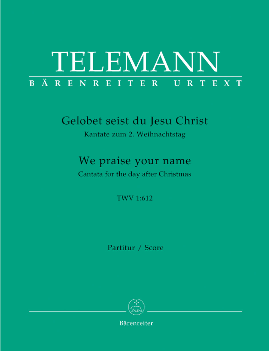 Georg Philipp Telemann: Gelobet Seist Du  Jesu Christ: Mixed Choir: Score