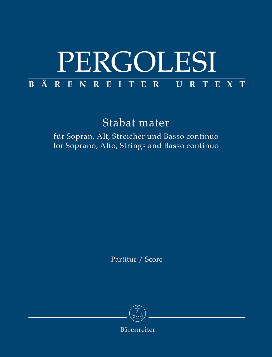 Giovanni Battista Pergolesi: Stabat mater: Soprano & Alto: Score