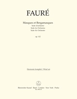 Gabriel Faur: Masques et Bergamasques op. 112: Orchestra: Parts