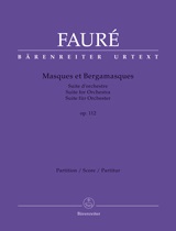 Gabriel Faur: Masques et Bergamasques op. 112: Orchestra: Score