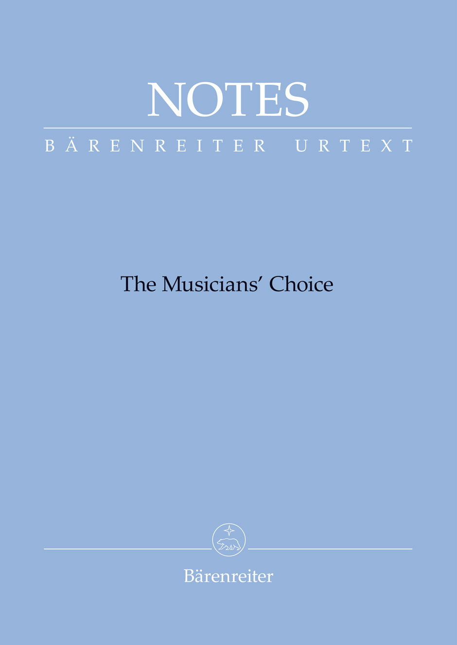 Notes - The Musicians' Choice - Light Blue: Practice Diary