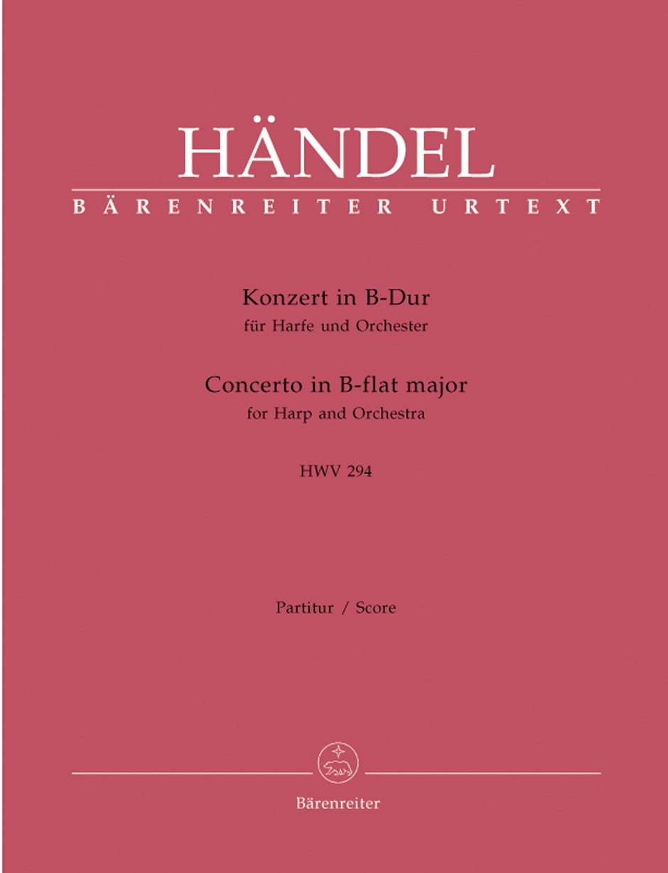 Georg Friedrich Hndel: Konzert In B-Dur Fr Harfe Und Orchester: Harp: Score