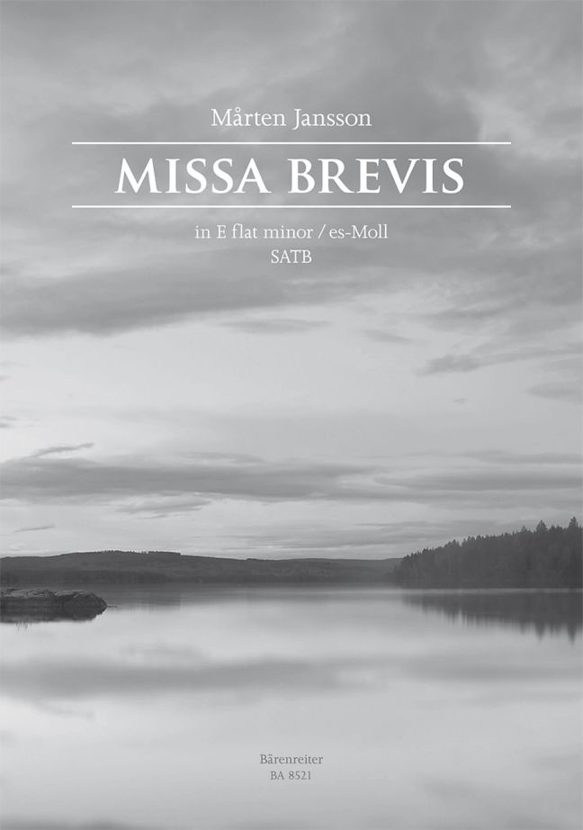 Mrten Jansson: Missa brevis E flat minor: SATB: Vocal Work