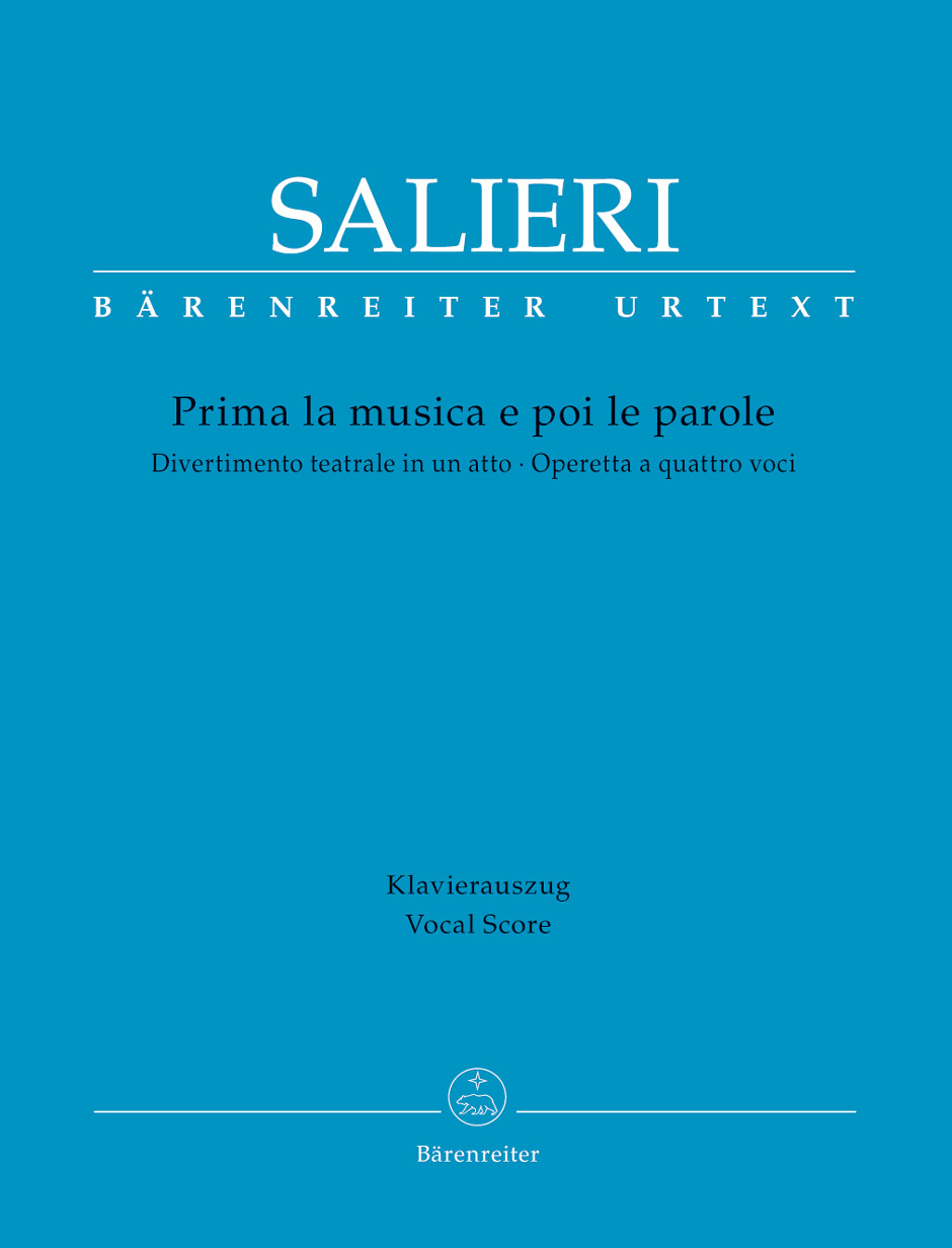 Antonio Salieri: Prima la musica e poi le parole: Mixed Choir: Vocal Score