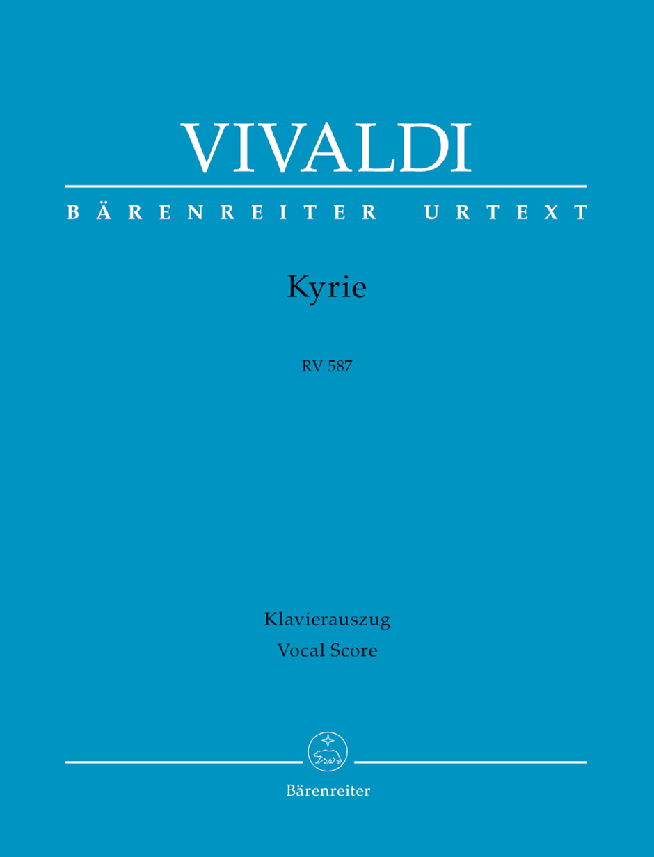 Antonio Vivaldi: Kyrie Rv587: Mixed Choir: Vocal Score