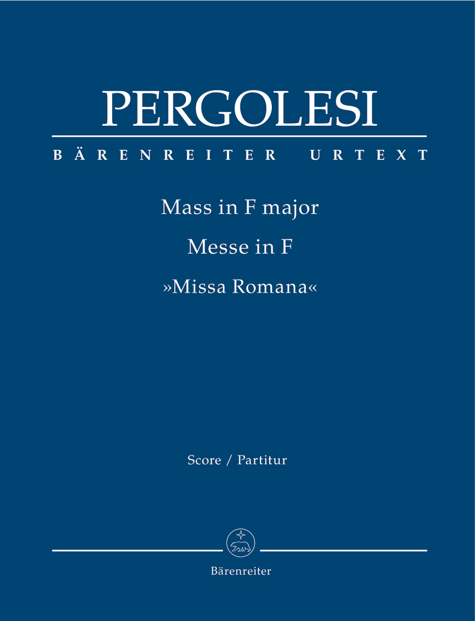 Giovanni Battista Pergolesi: Mass in F major - Missa Romana: Double Choir: Score
