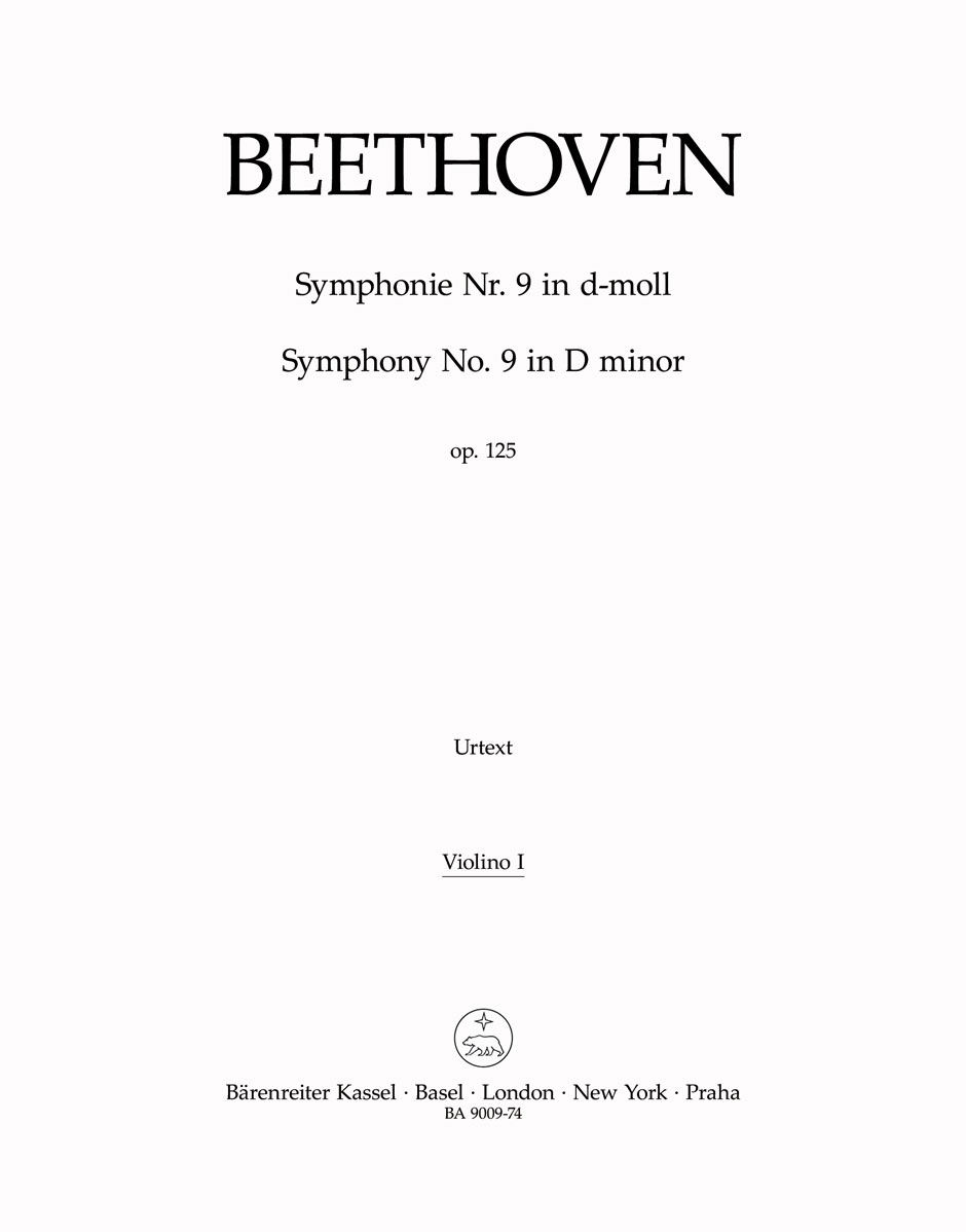 Ludwig van Beethoven: Symphony no. 9 in D minor op. 125: Orchestra: Part