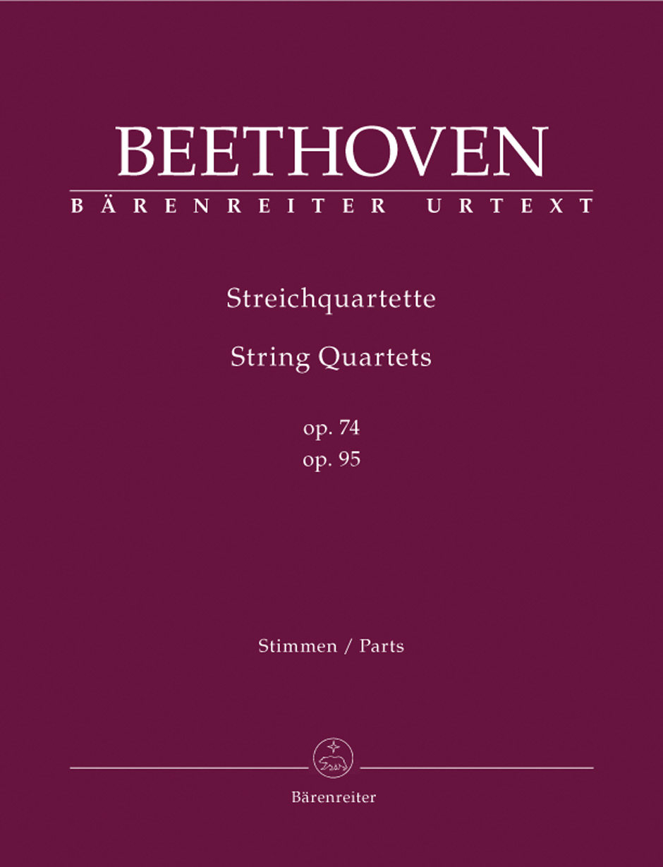 Ludwig van Beethoven: String Quartets Op.74 & Op.95: String Quartet: Parts
