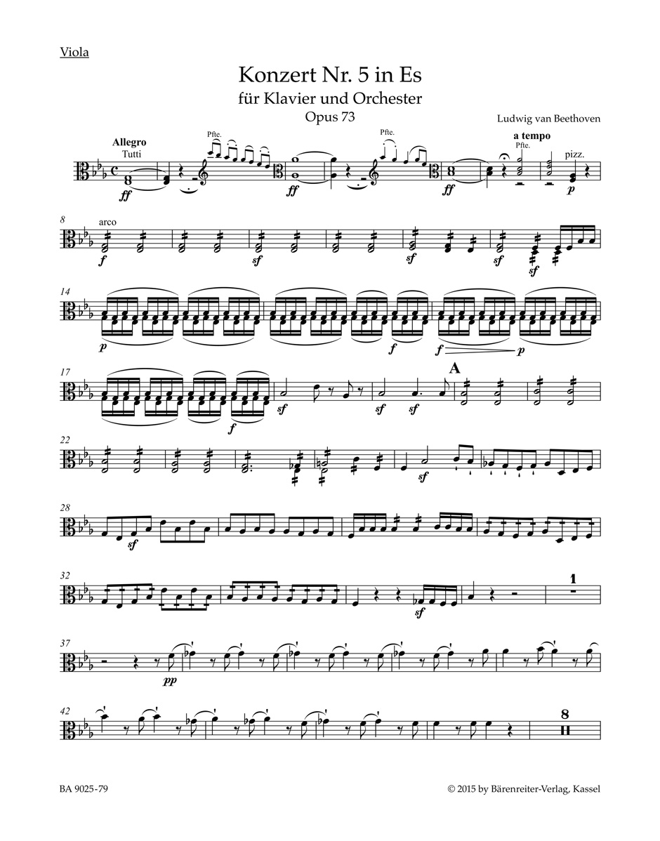 Ludwig van Beethoven: Piano Concerto No.5 In E-flat Op.73 - Emperor: Piano: