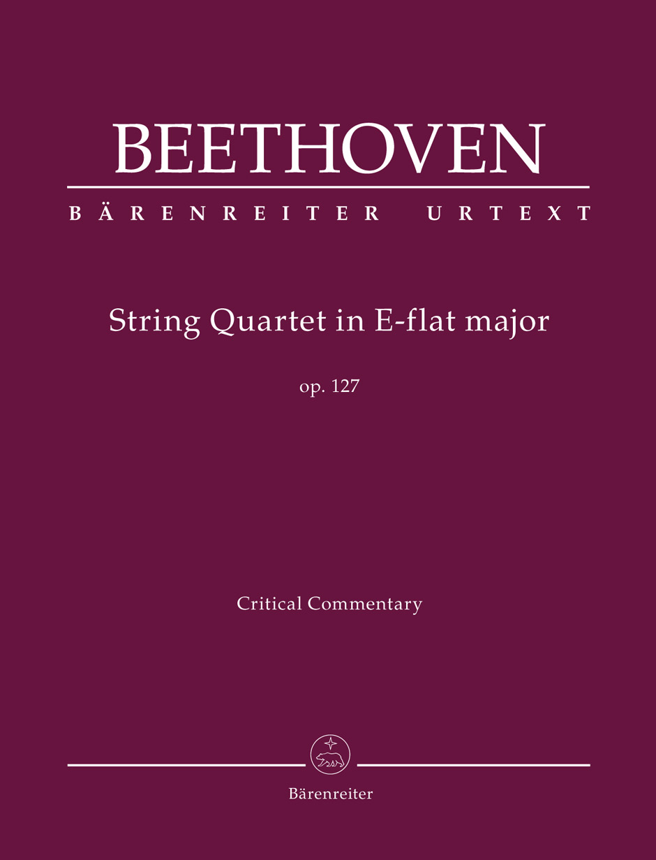 Ludwig van Beethoven: String Quartet E-Flat Major Op. 127: Score