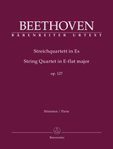 Ludwig van Beethoven: String Quartet E-Flat Major Op. 127: String Quartet: Parts