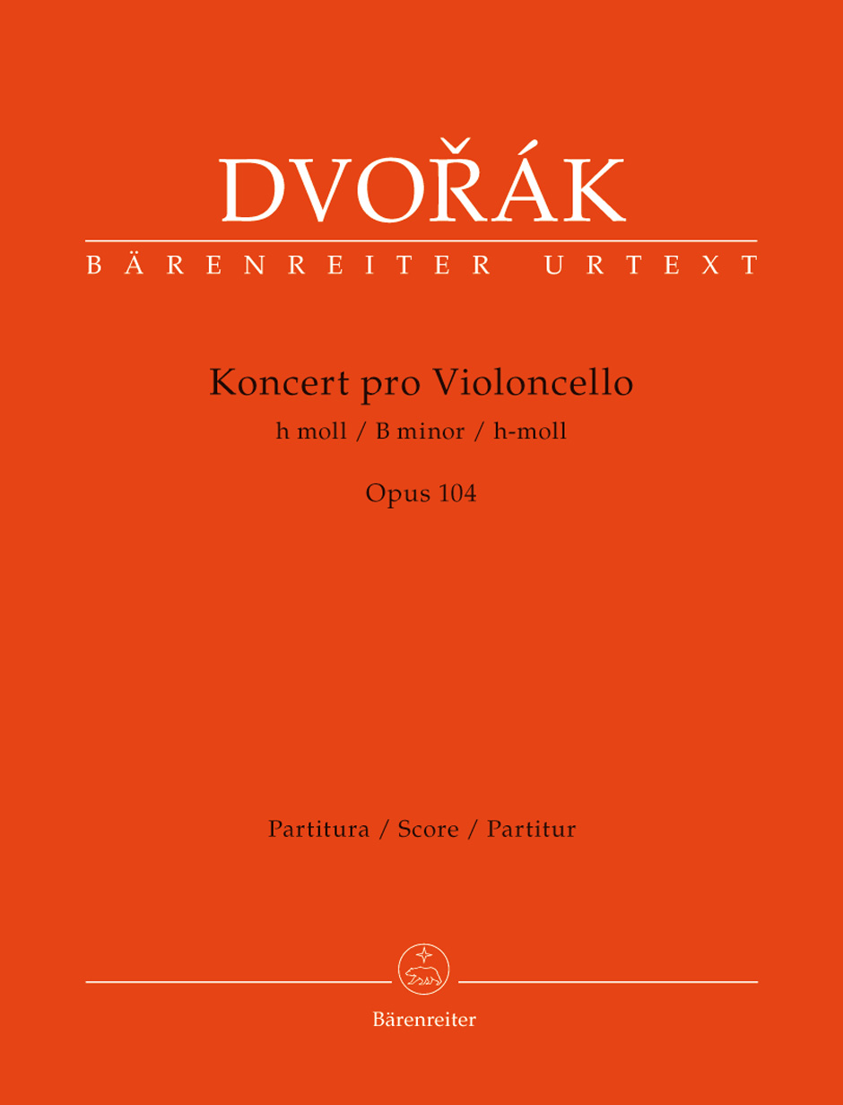 Antonn Dvo?k: Cello Concerto In B Minor Op.104 (Full Score): Cello: Score