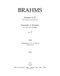 Johannes Brahms: Concerto: Violin: Part