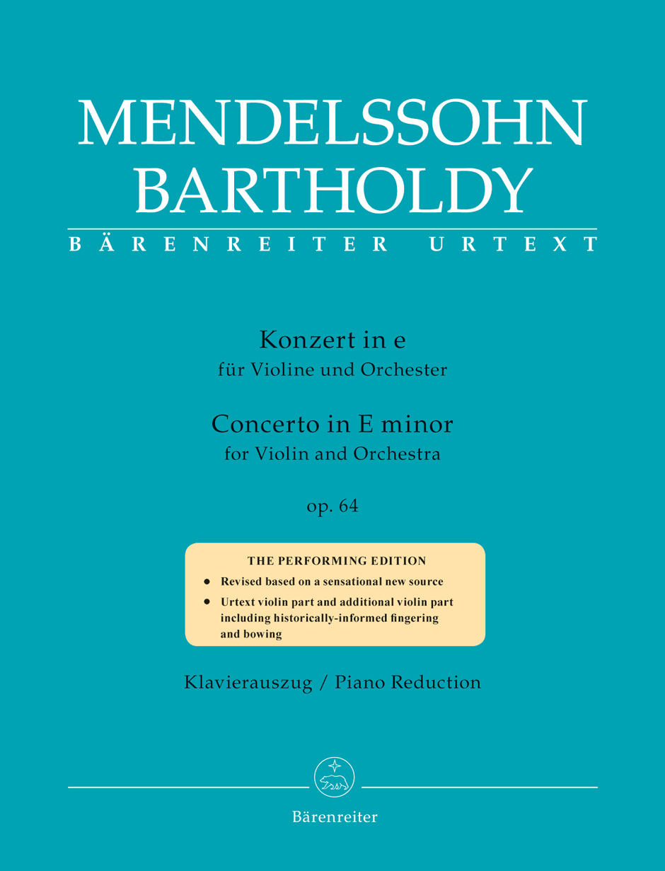 Felix Mendelssohn Bartholdy: Konzert In E - Performing Edition: Violin: