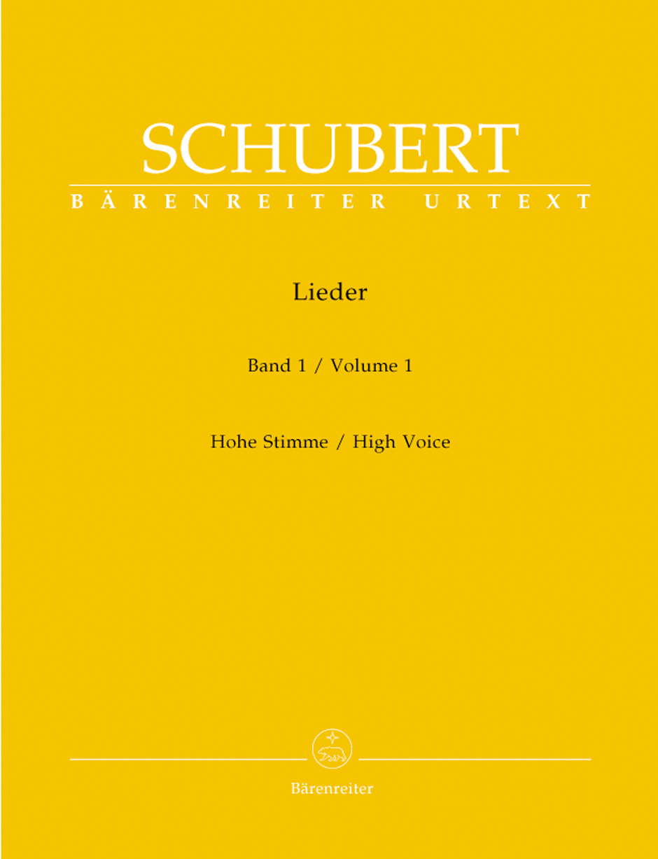 Franz Schubert: Lieder Volume 1 High Voice & Piano: Voice: Vocal Album