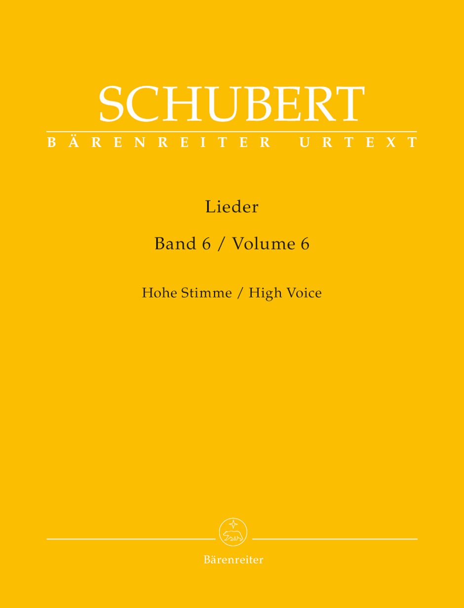 Franz Schubert: Lieder  Volume 6: Voice: Vocal Album