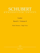 Franz Schubert: Lieder Volume 8 - High Voice D 262 - D 323: High Voice: Vocal