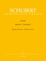 Franz Schubert: Lieder Volume 8 - Medium Voice D 262 - D 323: Voice: Vocal Album