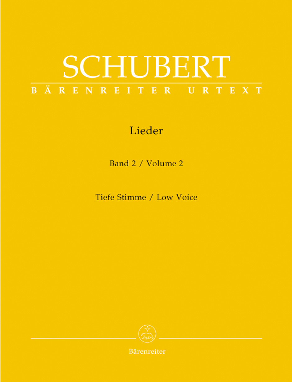 Franz Schubert: Lieder Band 2 - Low Voice: Voice: Vocal Score