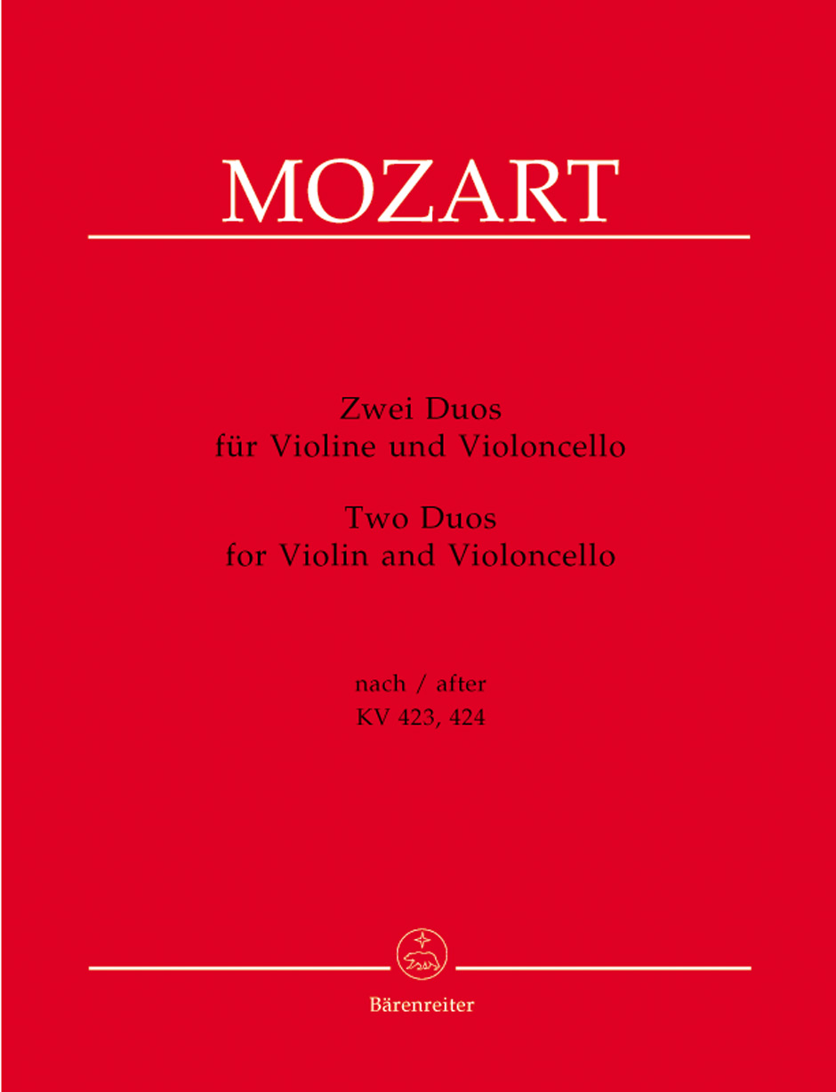 Wolfgang Amadeus Mozart: Zwei Duos Fr Violine Und Violoncello: Violin & Cello: