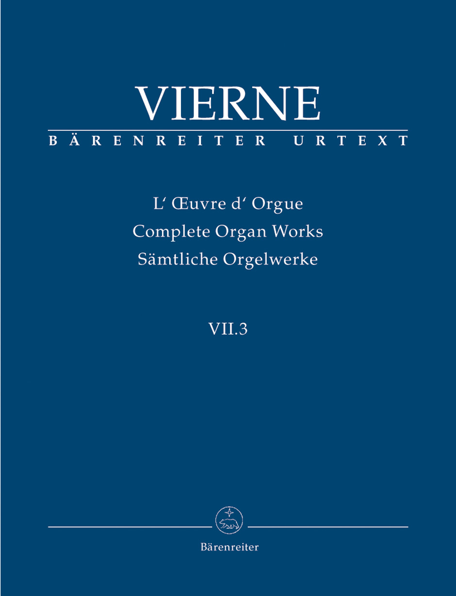 Louis Vierne: Orgelwerke 7/3 (Op.54): Organ: Instrumental Work