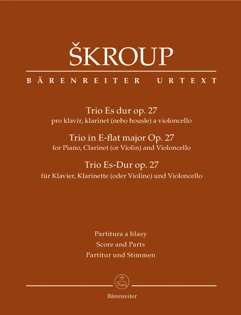 Frantisek Skroup: Trio: Chamber Ensemble: Score and Parts