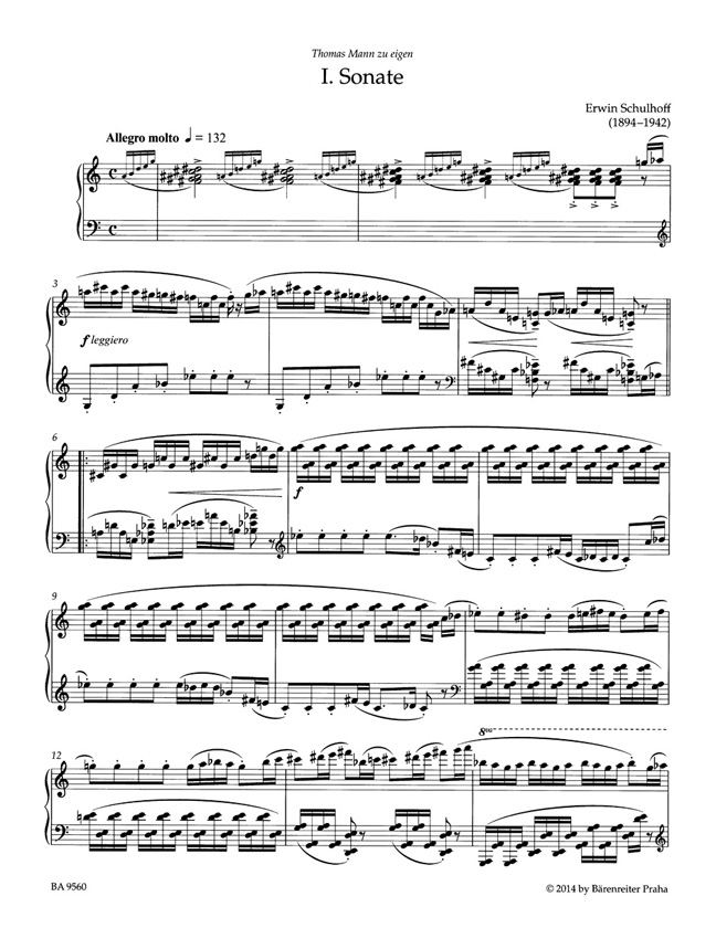 Erwin Schulhoff: Sonaten N 1-3: Piano: Instrumental Album