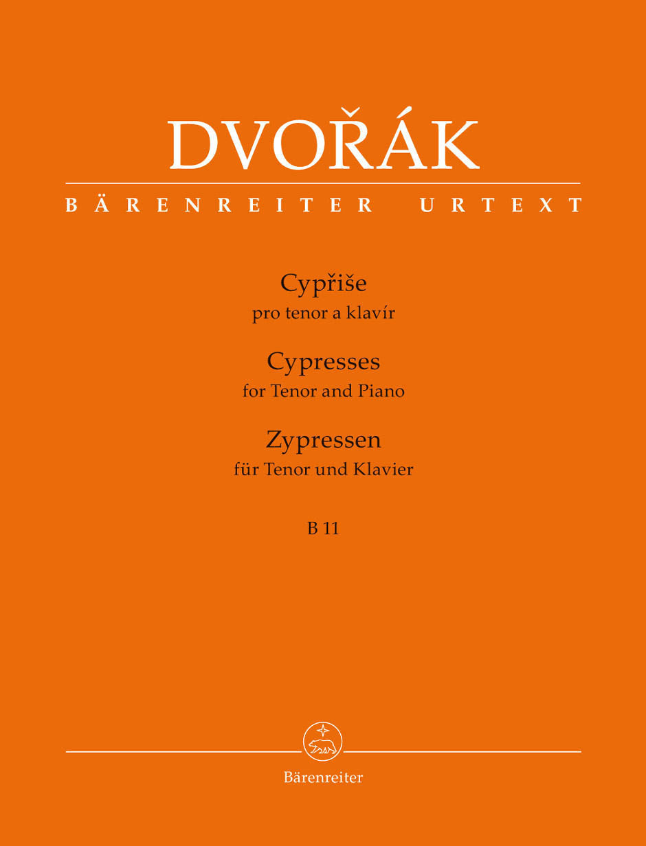 Antonn Dvo?k: Cypresses For Tenor And Piano B 11: Tenor: Vocal Work