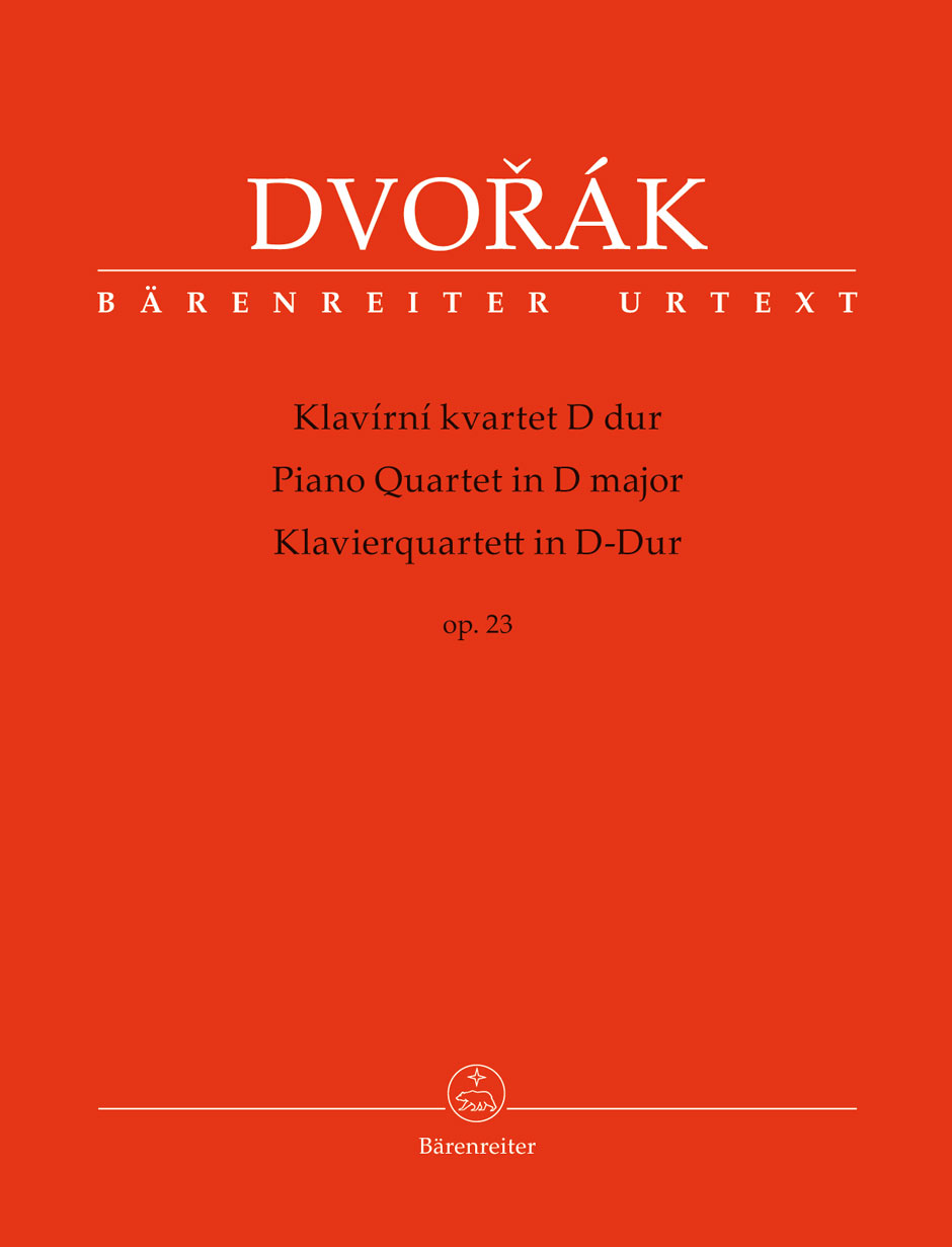Antonn Dvo?k: Piano Quartet In D Major Op.23 (Score & Parts): Chamber
