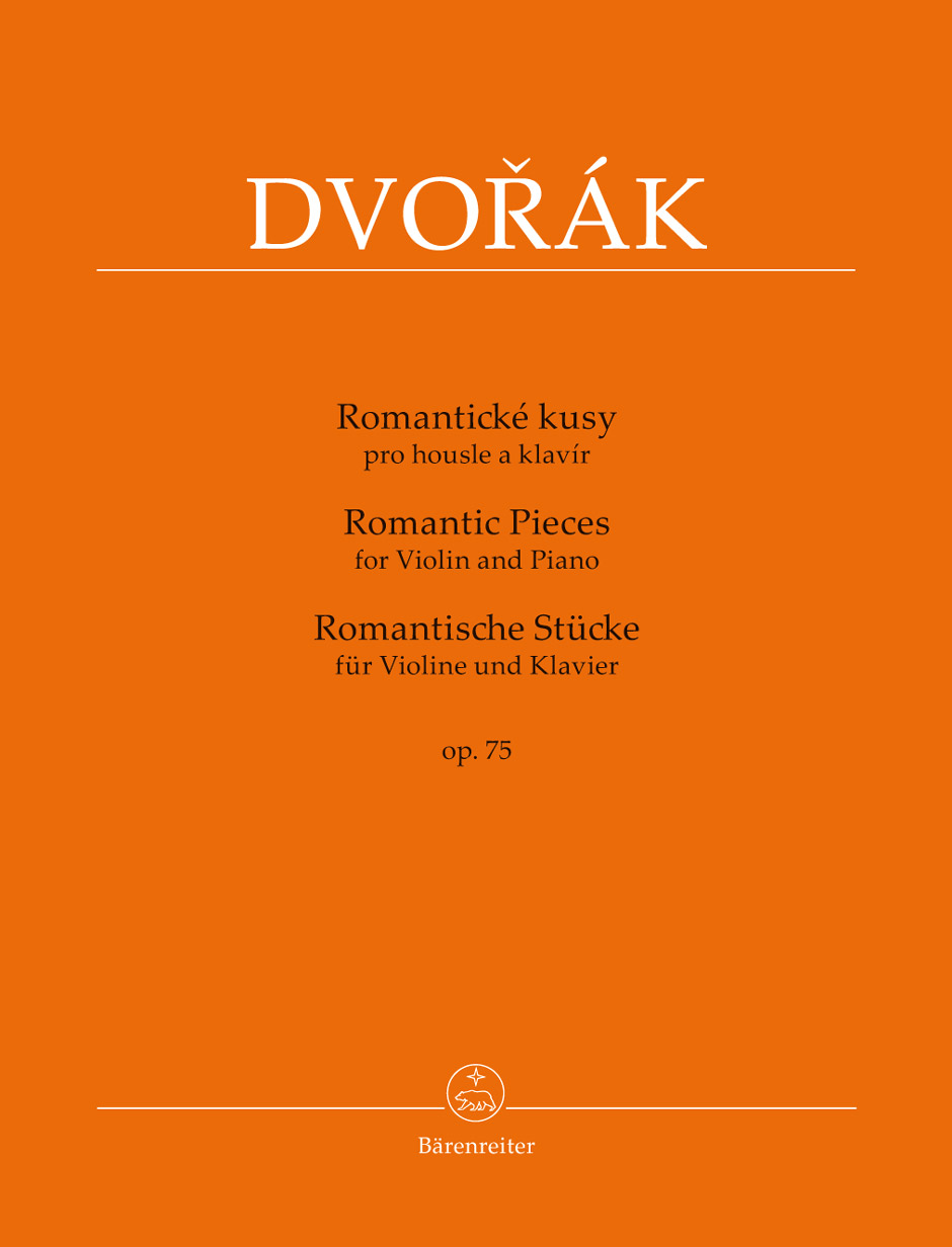 Antonín Dvo?ák: Romantic Pieces for Violin and Piano op. 75: Violin: