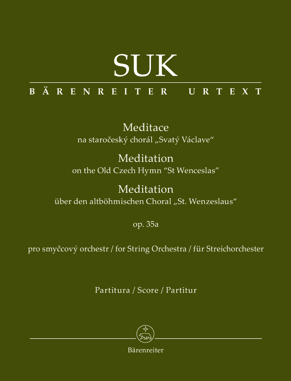 Josef Suk: Meditation on the Old Czech Hymn St. Wenceslas: String Quartet: Score